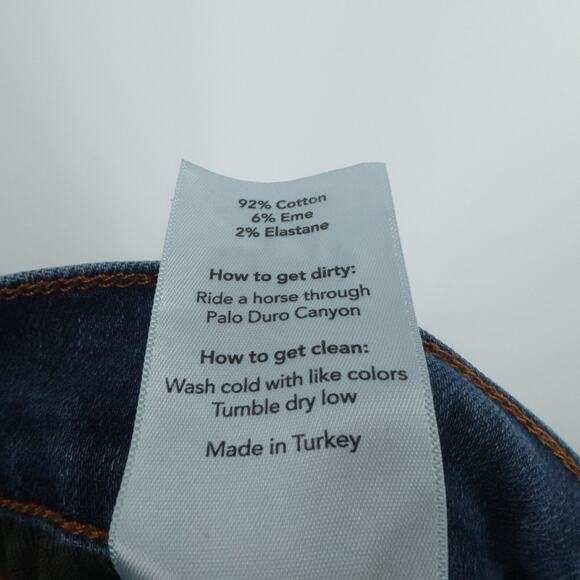 Tecovas Jeans Mens 30X30 Blue Denim Relaxed Straight Stretch Western Cowboy - Picture 14 of 14